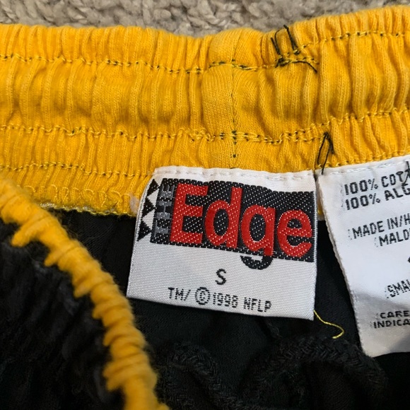 Vintage Pittsburgh Steelers Cotton Shorts Small - Picture 3 of 5